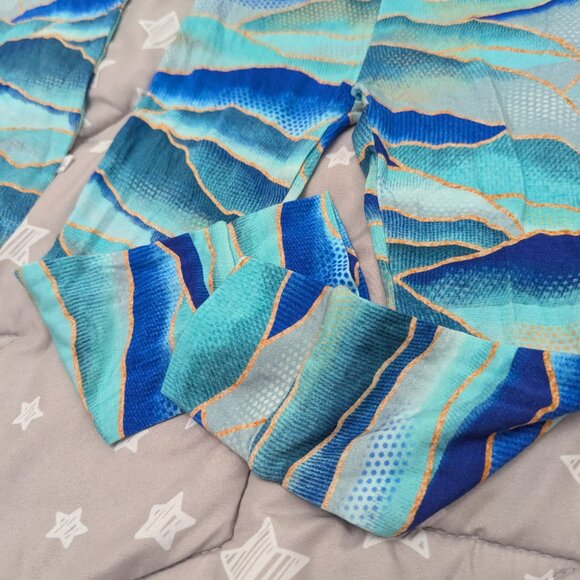 NWOT Muse Threads Misty Malibu Mountains PJ Set size XS or 2/3 - Picture 7 of 8